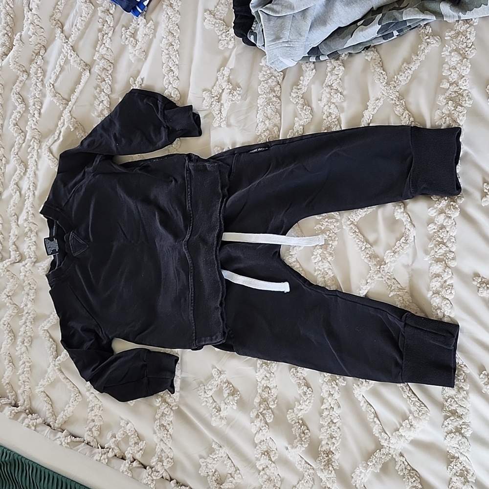 Little bipsy core collection black jogger set